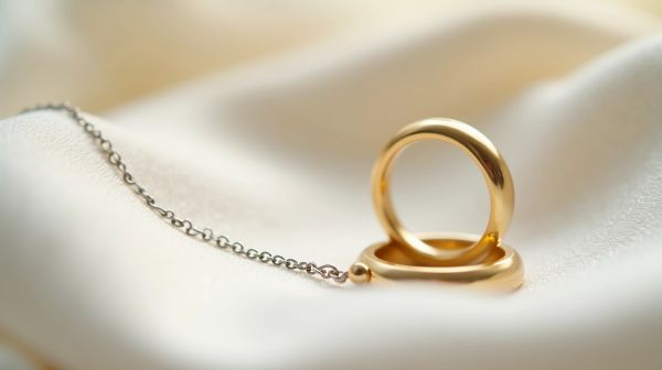 Collier porte-bague : garder son alliance près du cœur