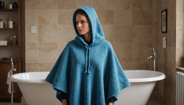Trouvez le poncho de bain qui allie style et douceur